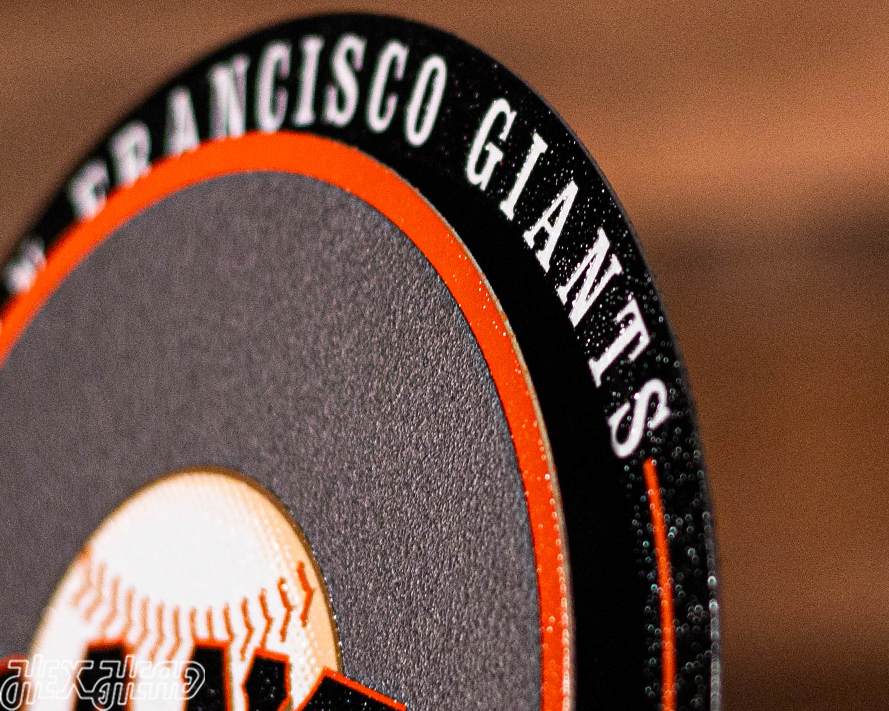 San Francisco Giants "Double Play" On the Shelf or on the Wall Art