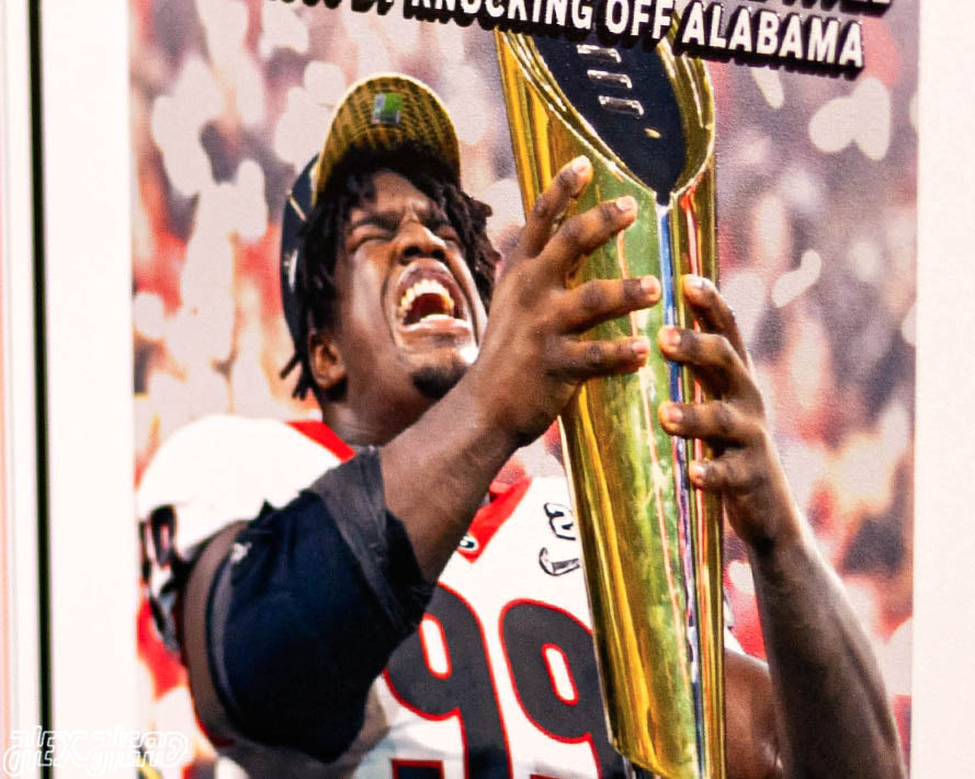 Atlanta Journal Constitution Georgia Bulldogs 2022 Football National Champions Front Page - JAN 11, 2022