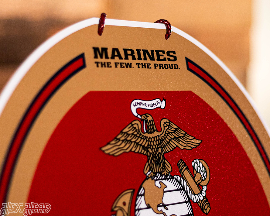 United States Marines Corps Personalized Monogram Metal Art