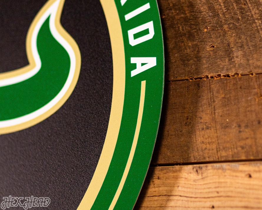 VARSITY Collection- SINGLE Layer South Florida Bulls Metal Wall Art