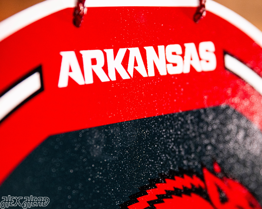 Arkansas Razorbacks Personalized Monogram Metal Art