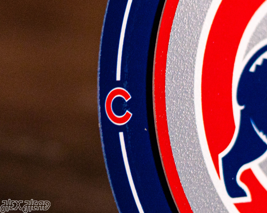 Chicago Cubs "Double Play" On the Shelf or on the Wall Art