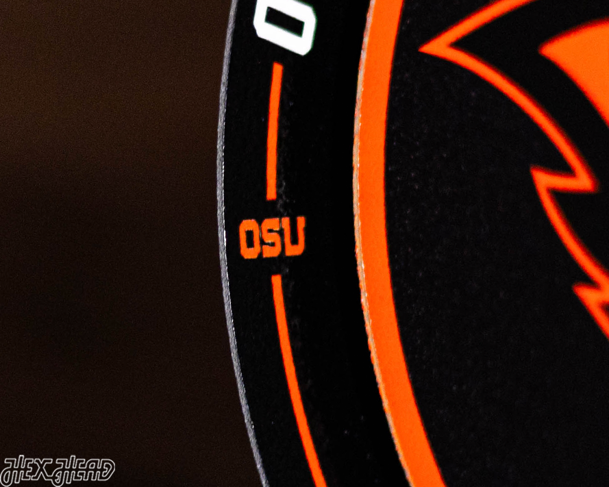 Oregon State Beaver "Double Play" On the Shelf or on the Wall Art