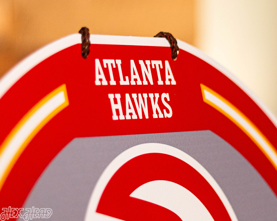 Atlanta Hawks Personalized Monogram Metal Art