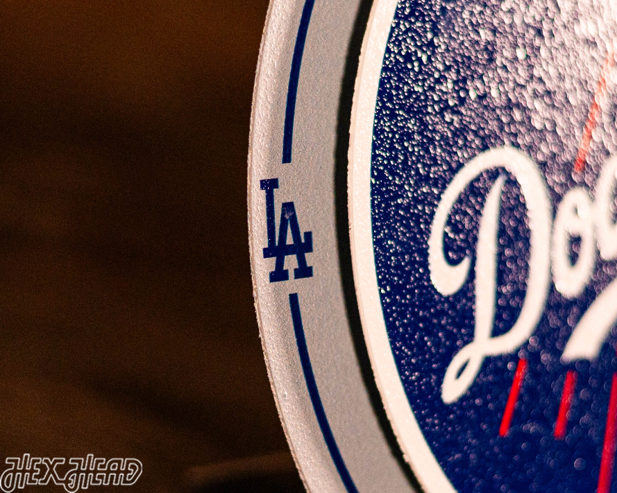 Los Angeles Dodgers "Double Play" On the Shelf or on the Wall Art