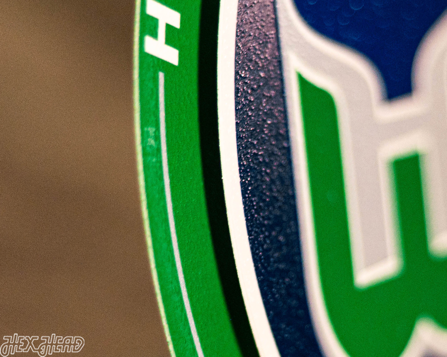 Hartford Whalers "Double Play" On the Shelf or on the Wall Art