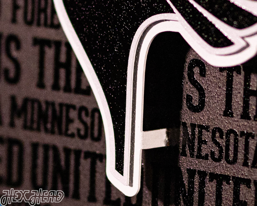 CLOSE OUT - Minnesota United CRAFT SERIES 3D Embossed Metal Wall Art