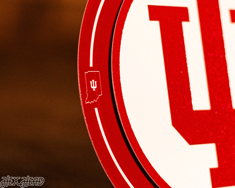 Indiana Hoosiers "Double Play" On the Shelf or on the Wall Art