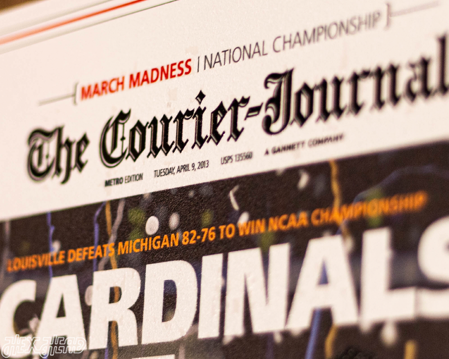 The Courier-Journal Louisville Cardinals 2013 Basketball National Champions Front Page - APRIL 9, 2013