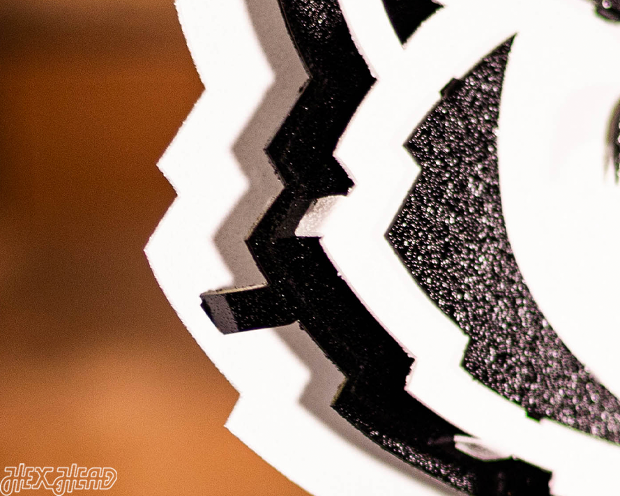 Wisconsin "BADGER" 3D Vintage Metal Wall Art