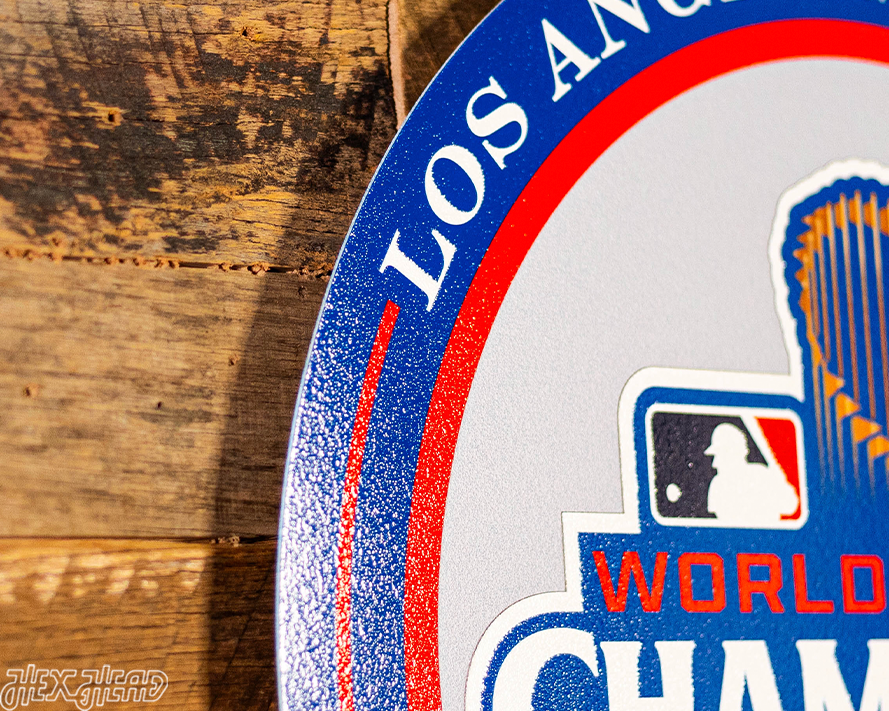 VARSITY Collection- SINGLE Layer Los Angeles Dodgers 2024 World Series Wall Art