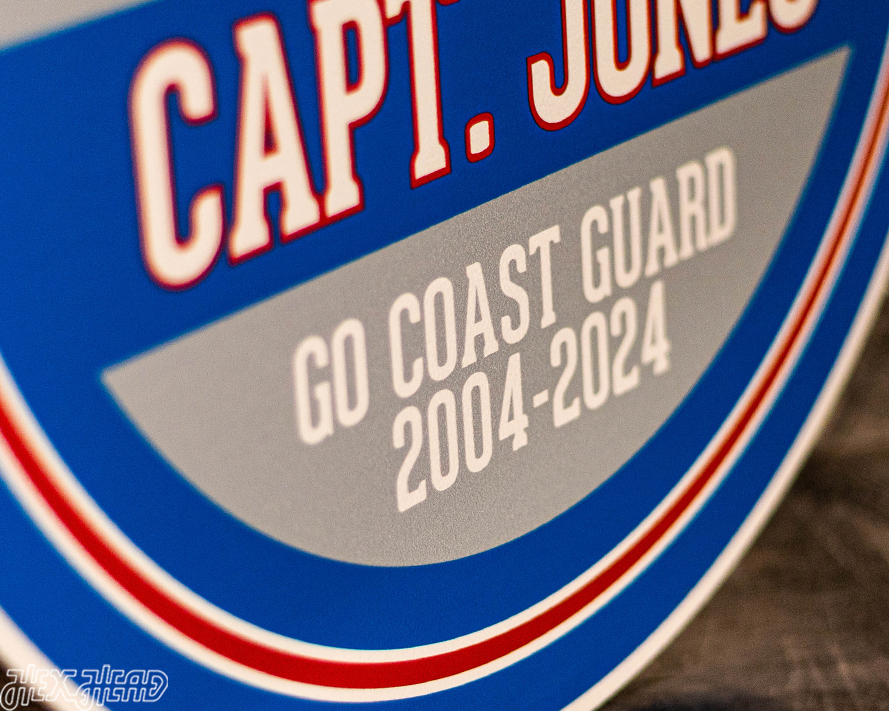 United States Coast Guard Personalized Monogram Metal Art