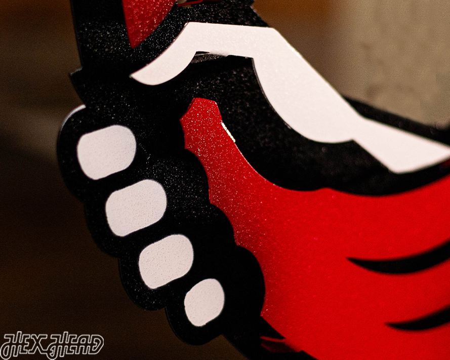 Western Kentucky "Red Towel" 3D Vintage Metal Wall Art