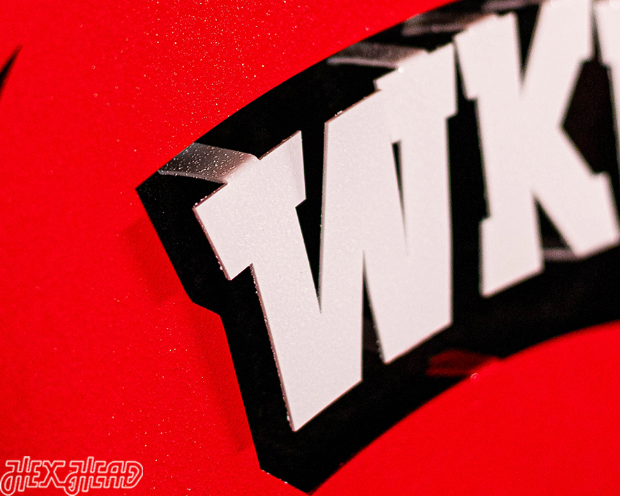 Western Kentucky "Big Red" 3D Vintage Metal Wall Art