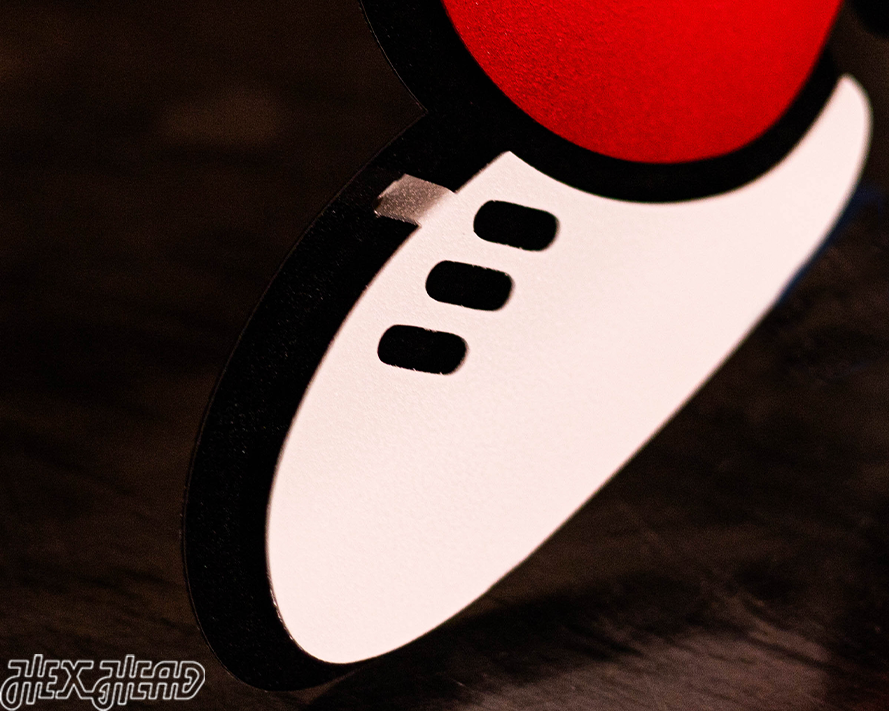 Western Kentucky "Big Red" 3D Vintage Metal Wall Art