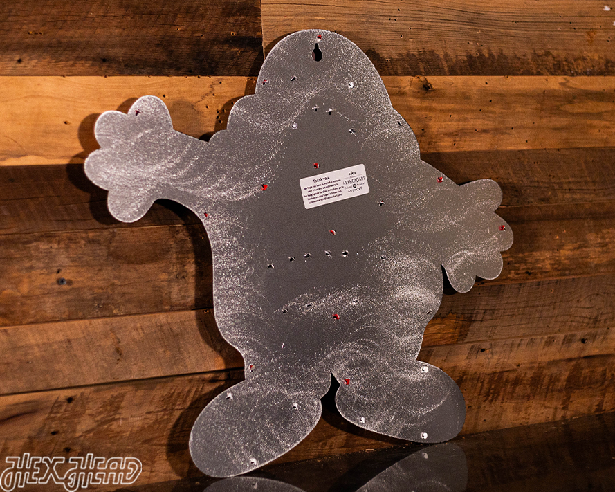 Western Kentucky "Big Red" 3D Vintage Metal Wall Art