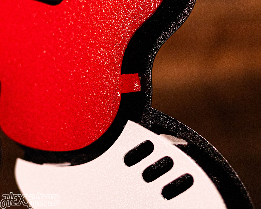 Western Kentucky "Big Red" 3D Vintage Metal Wall Art