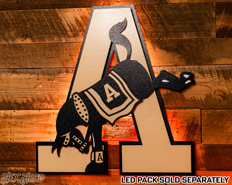 US Military Academy West Point Kicking Mule 3D Metal Wall Art