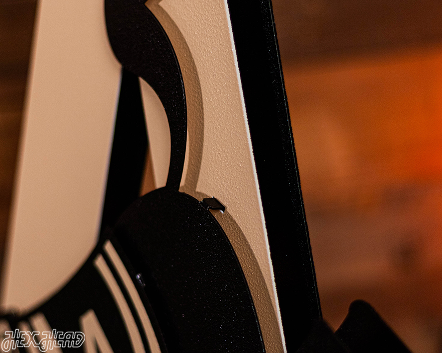 US Military Academy West Point Kicking Mule 3D Metal Wall Art