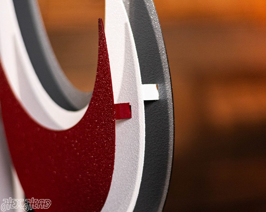 Washington State Cougars 3D Vintage Metal Wall Art