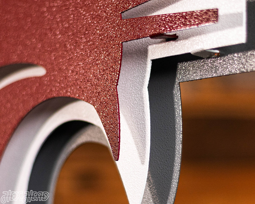 Washington State Cougars 3D Vintage Metal Wall Art