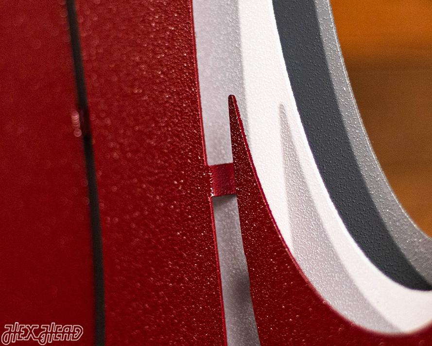 Washington State Cougars 3D Vintage Metal Wall Art