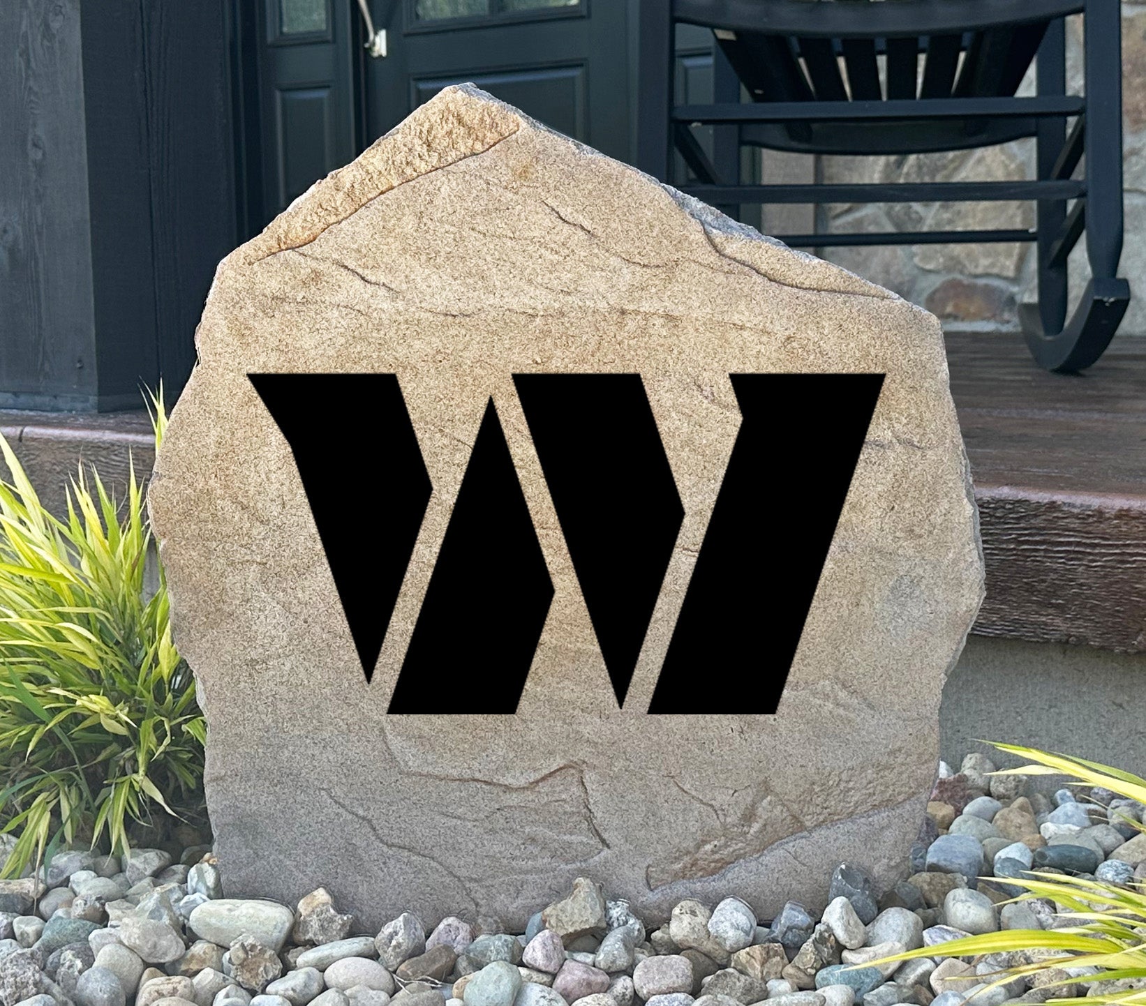 Washington Commanders Design-A-Stone Landscape Art