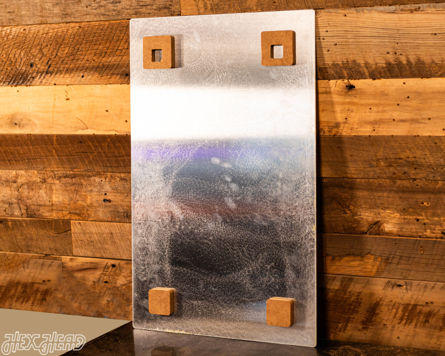 Manhattan, Kansas School Street Poster Single Layer Metal Wall Art