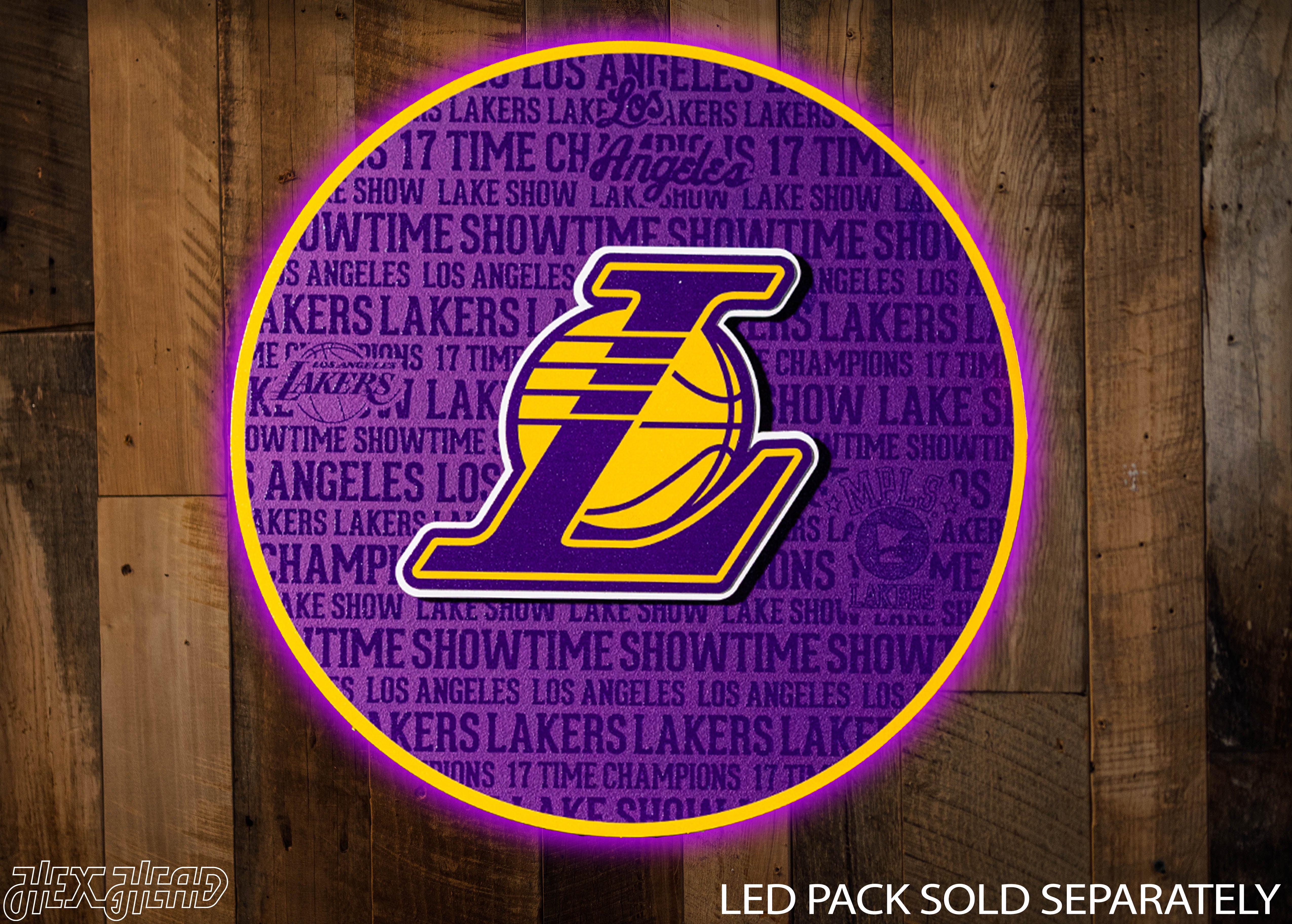 Los Angeles Lakers CRAFT SERIES 3D Embossed Metal Wall Art