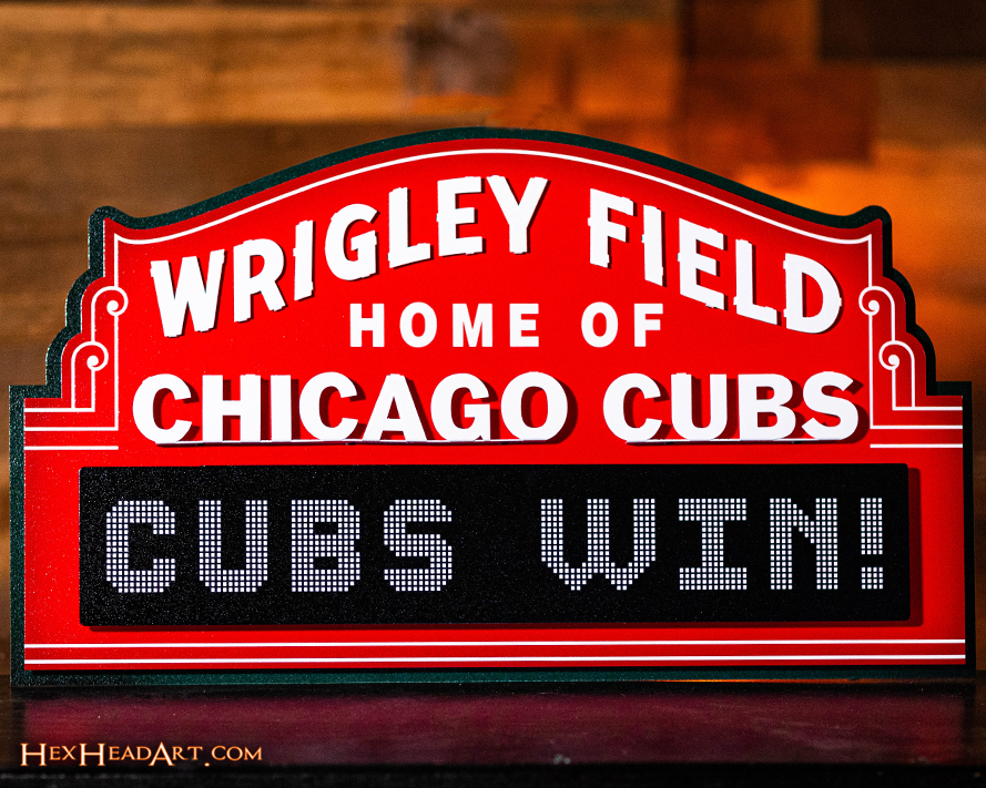 Chicago Cubs Americana Sign