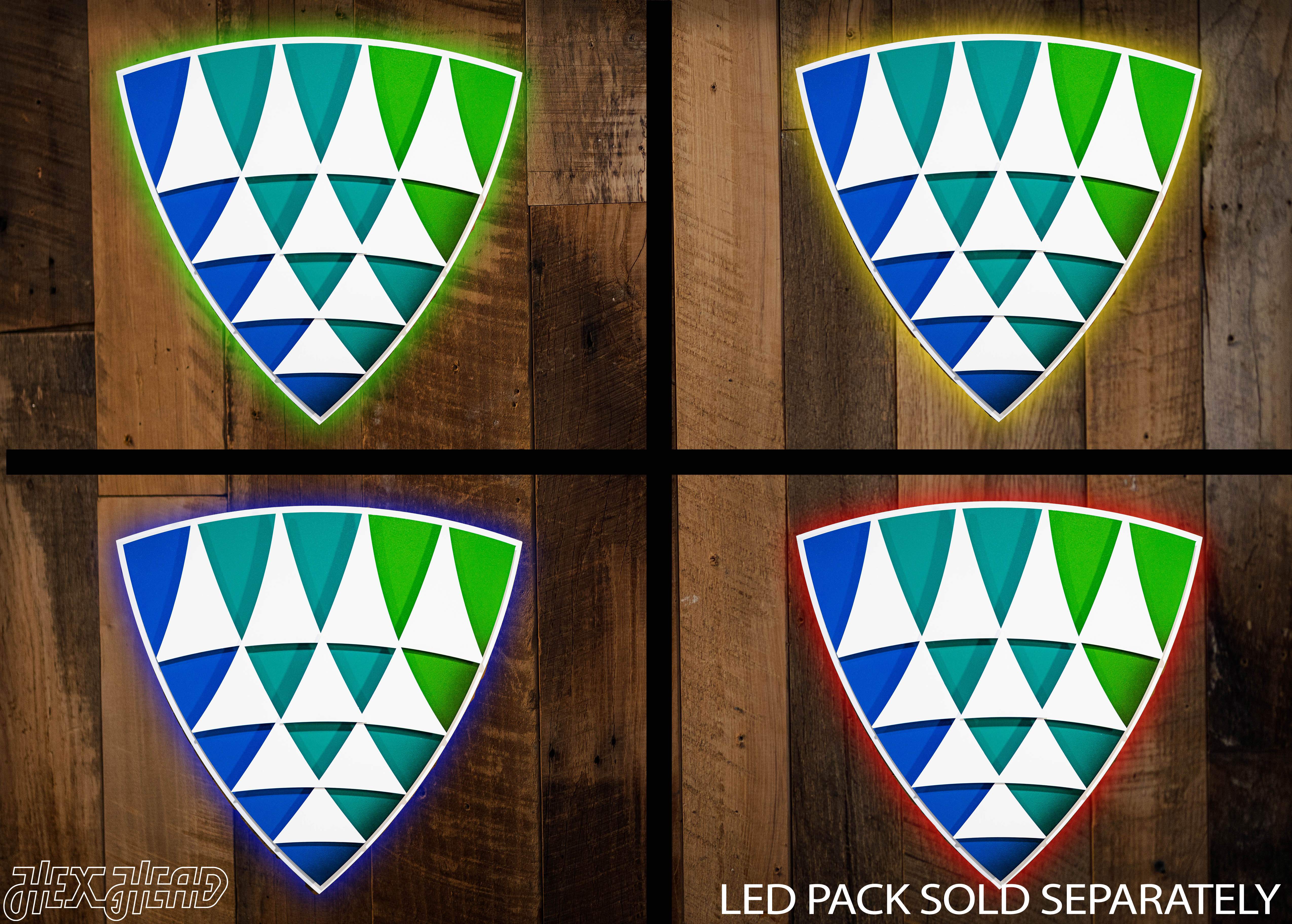 Lineage Shield 3D Metal Wall Art