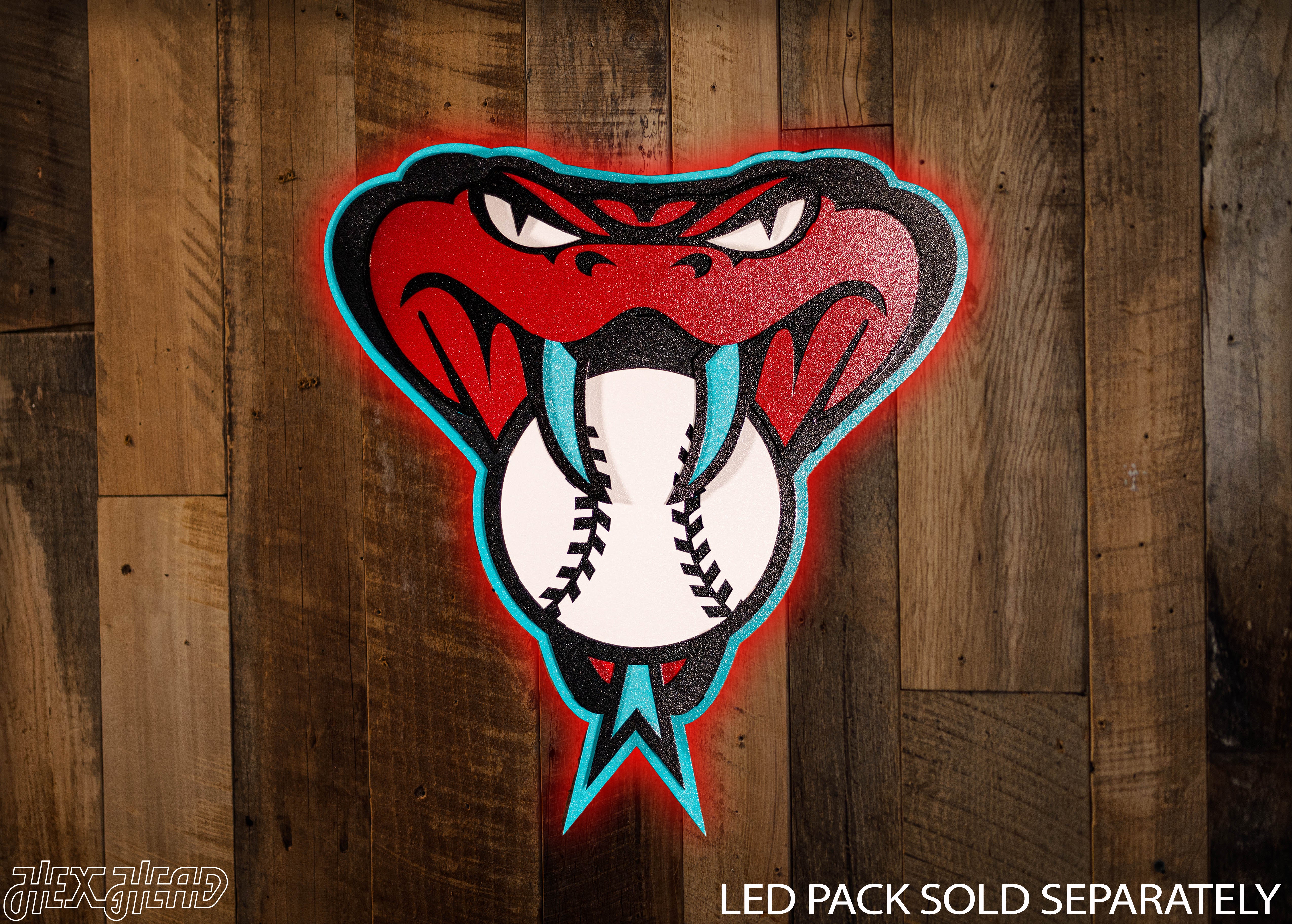 Arizona Diamondbacks Mascot 3D Vintage Metal Wall Art