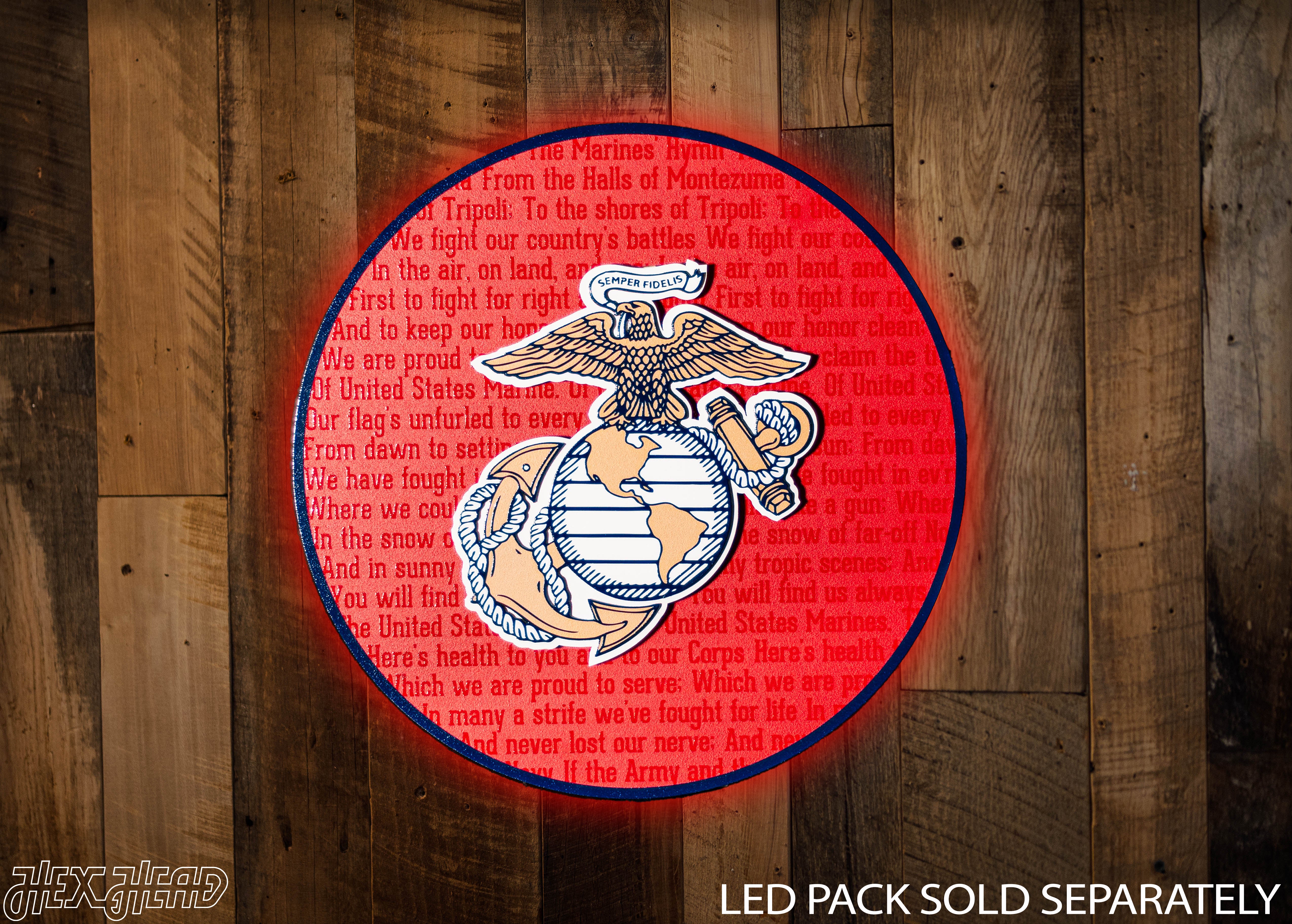 United States Marines Corps CRAFT SERIES 3D Embossed Metal Wall Art