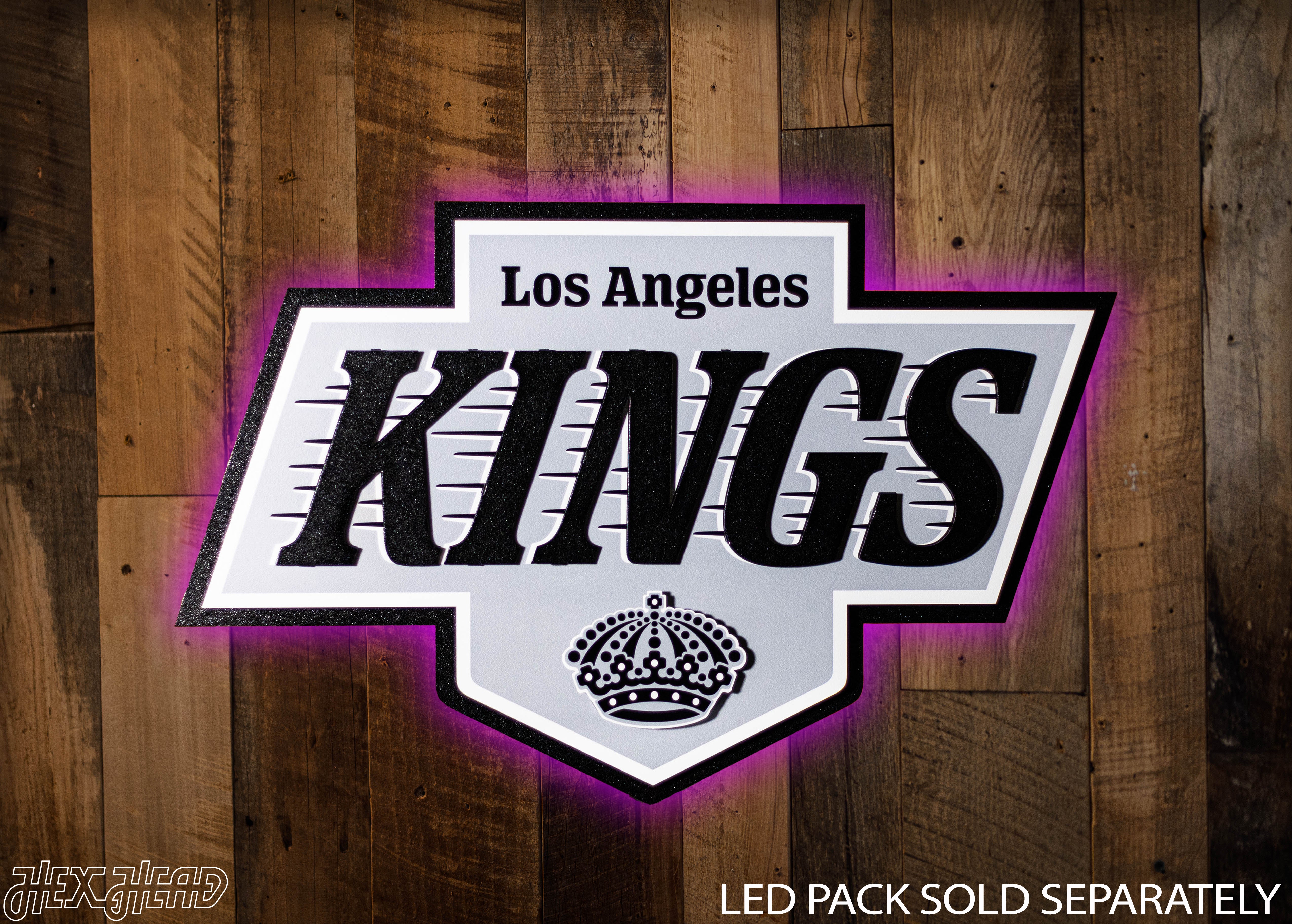 Los Angeles Kings 3D Vintage Metal Wall Art