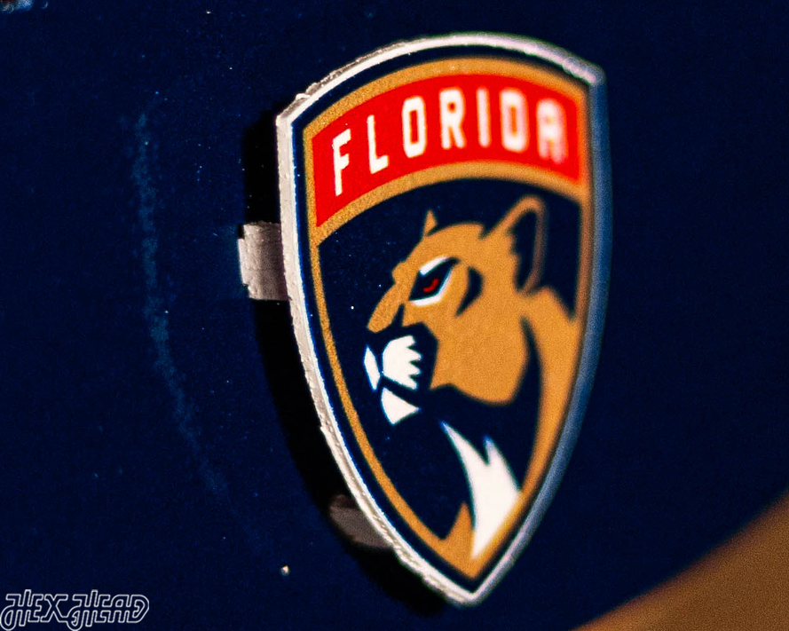 12" Florida Panthers HEX HEAD EXCLUSIVE Design 2024 Champions 3D Metal Wall Art