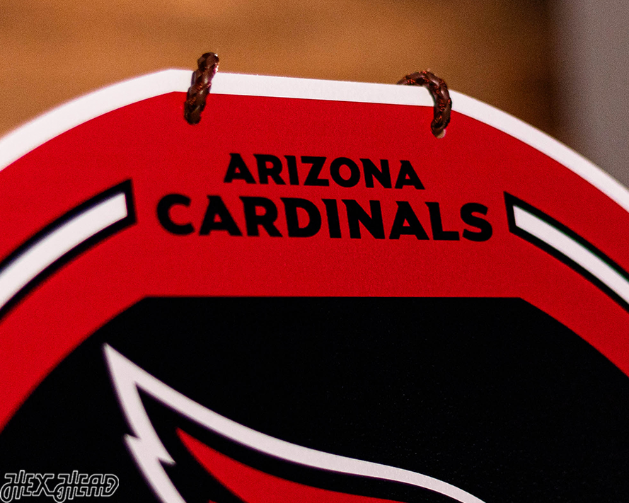 Arizona Cardinals Personalized Monogram Metal Art