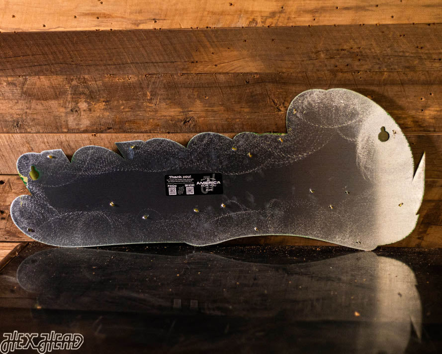 Oregon Ducks Script 3D Vintage Metal Wall Art