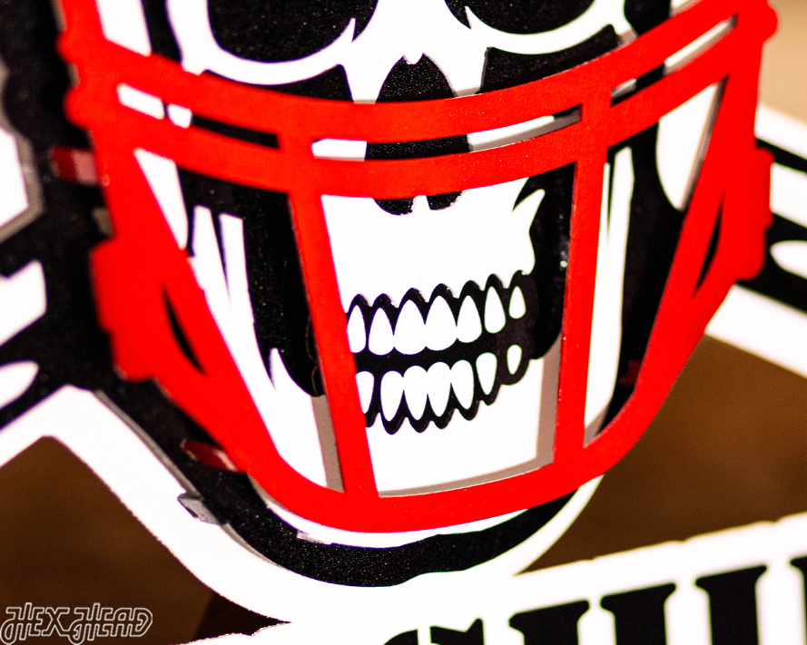 Nebraska Huskers "BLACKSHIRTS" 3D Vintage Metal Wall Art