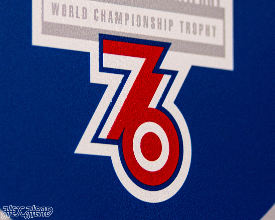 VARSITY Collection- SINGLE Layer 1976 World Series Cincinnati Reds Metal Wall Art