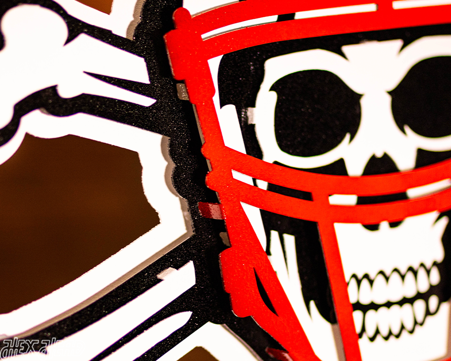 Nebraska Huskers "BLACKSHIRTS" 3D Vintage Metal Wall Art