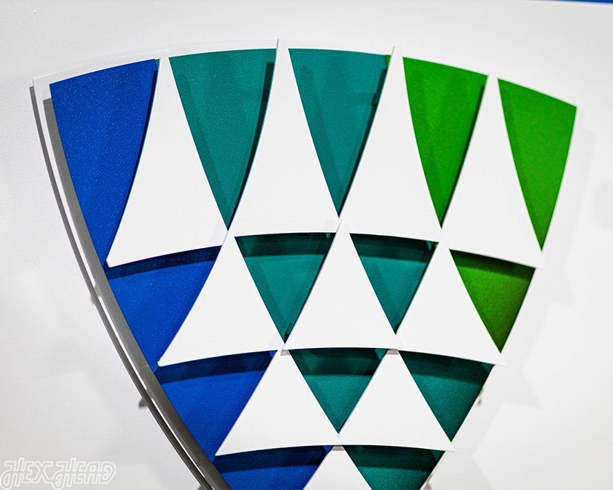 Lineage Full Rectangular Logo 3D Metal Wall Art