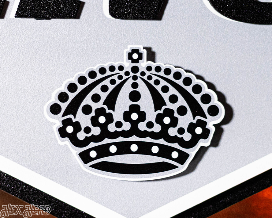 Los Angeles Kings 3D Vintage Metal Wall Art