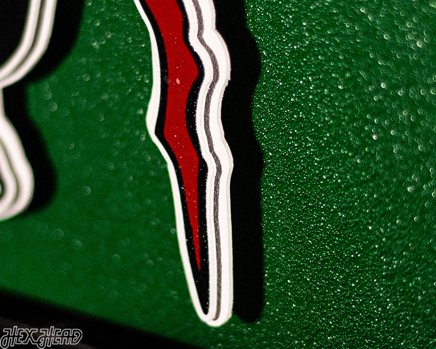 Boston Celtics DYNASTY- World Championship Wins w/ Replaceable Icon Plate 3D Metal Wall Art