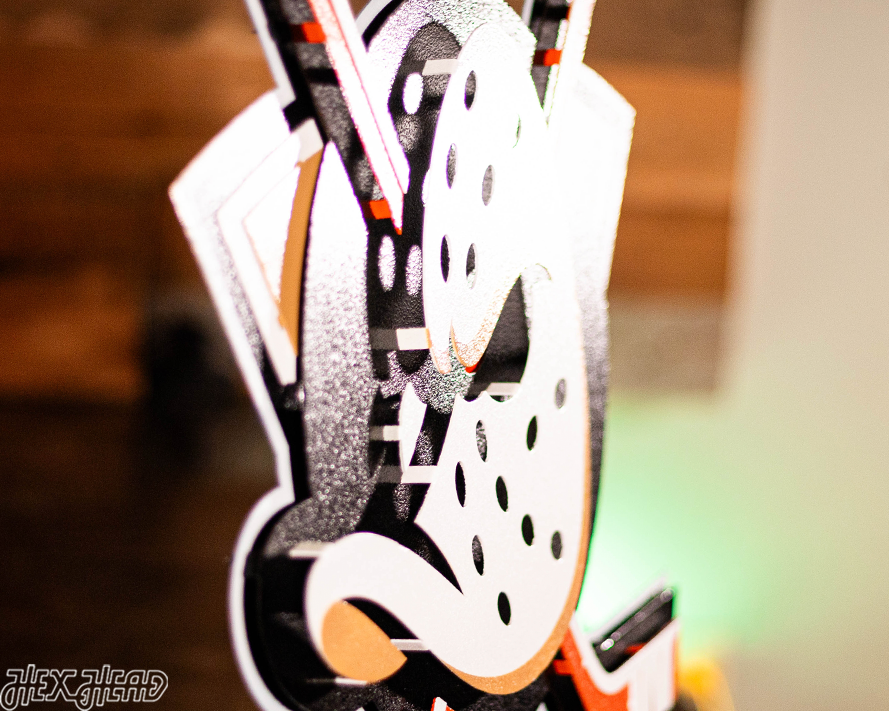 Anaheim Ducks "Mighty Duck" 3D Vintage Metal Wall Art
