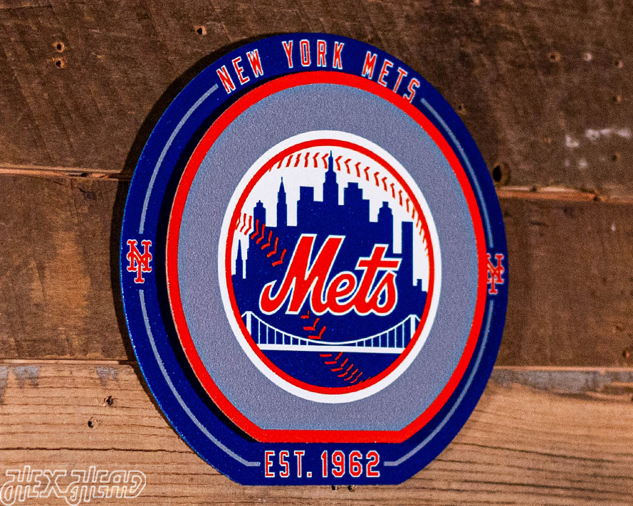 New York Mets "Double Play" On the Shelf or on the Wall Art