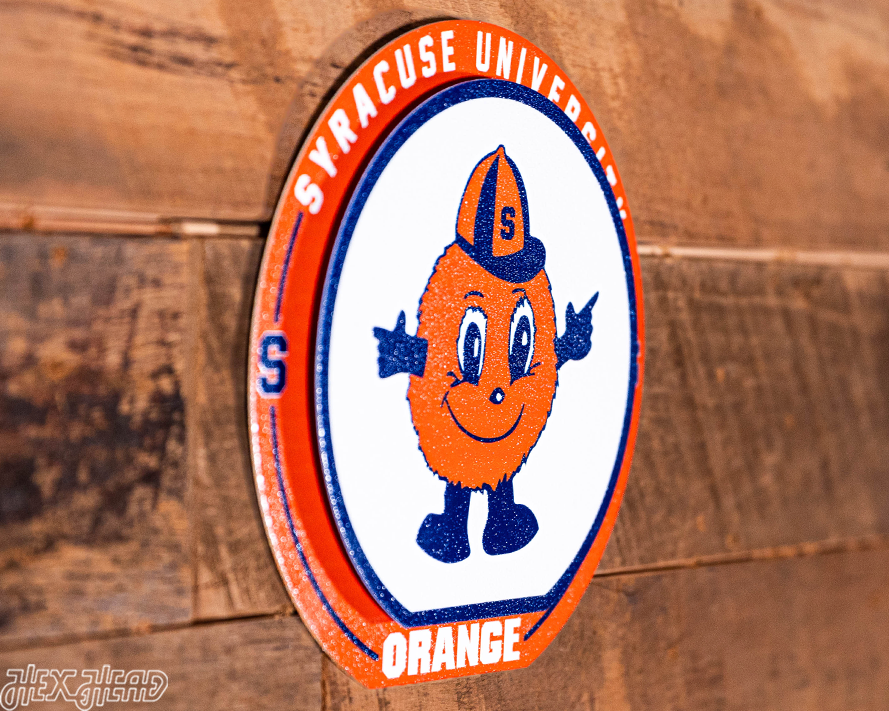 Syracuse Orange "Double Play" On the Shelf or on the Wall Art