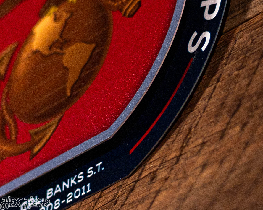 United States Marines Corps "Double Play" On the Shelf or on the Wall Art