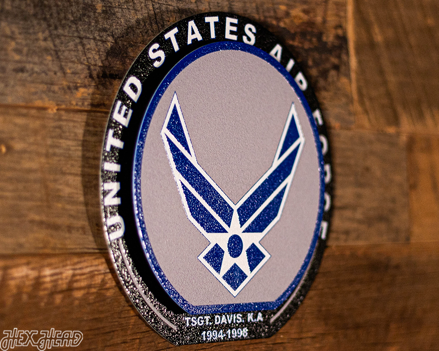 United States Air force "Double Play" On the Shelf or on the Wall Art