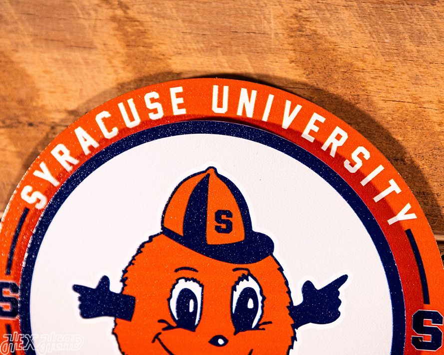 Syracuse Orange "Double Play" On the Shelf or on the Wall Art