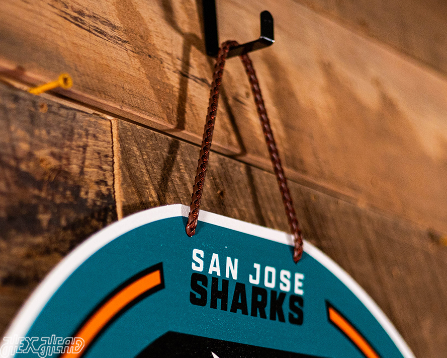 San Jose Sharks Personalized Monogram Metal Art